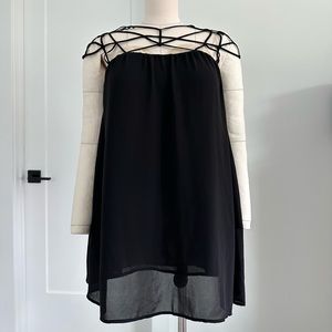 All the Cage Black Dress